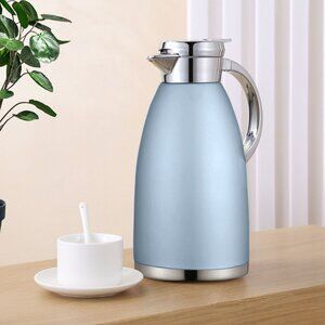 SOGA 2.3L Blue Stainless Steel Insulated Vacuum Flask – Hot & Cold Drink Bottle